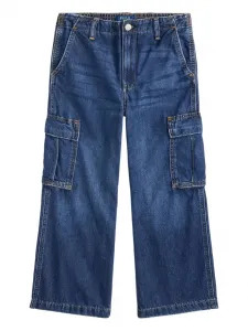Джинсы с широкими штанинами и карманами-карго POLO RALPH LAUREN KIDS, синий