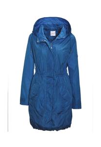 Модная легкая парка-дождевик из функционального материала. Goldner, синий