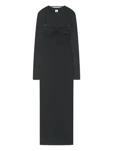 Макси-платье Artemiz с бюстгальтерной отделкой Nanushka, черный