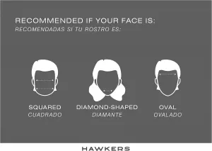 Солнцезащитные очки Hawkers Audrey Neuve - поляризованные, для мужчин и женщин - 100% защита от УФ-излучения UV400, Grey · Black