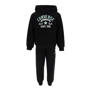 Комплект Converse Kids Retro Remix Ft Po Jogger, черный