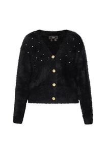 Вязаный кардиган faina, черный