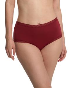 Женские трусы Bliss из хлопка Supima Natori, Dk raspberry