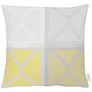 Декоративная подушка VERONA2, наволочка без наполнителя, 1 штука Apelt, Grau/gelb + gemustert