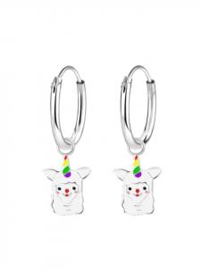 Alexander York Детские ювелирные серьги из альпаки, изготовленные из серебра 925 пробы