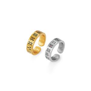 Титановое стальное кольцо Unisex Zeroline, Couple'S