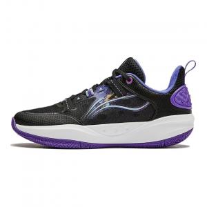 Баскетбольные кроссовки Pioneer Force PRIMARY 3 V3 для детей GS Low-top Purple Lining Young, черный