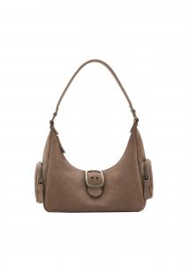 MANGO TEEN Плечевая сумка 'Cindy' в коричневом цвете