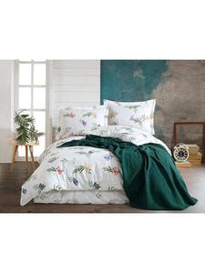 Комплект постельного белья Renforcé "Crips" в белом/разноцветном исполнении Elizabed, 140x200 см