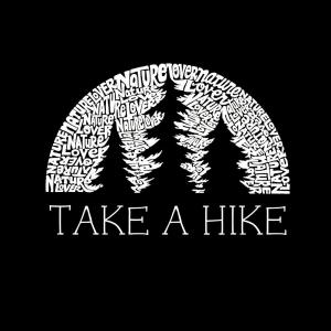 Маленькая большая сумка Word Art - Любитель природы LA Pop Art, темно-синий