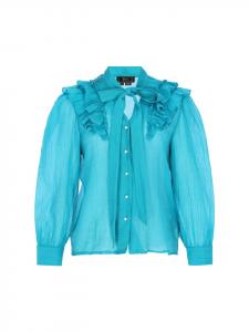 Faina Женская блузка бирюзового цвета
