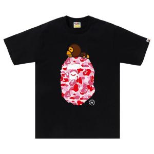Футболка BAPE ABC Camo Milo On Big Ape Tee, Black/Pink