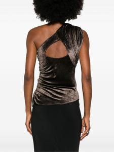 Rick Owens Lilies топ Amira, коричневый