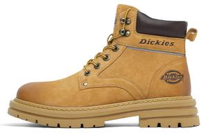 Мужские ботинки Dickies Martin Earth Yellow кожаные с полированным носком, коричневый