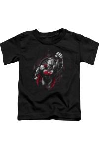 Футболка с коротким рукавом для малышей Superman Propaganda Gildan, черный