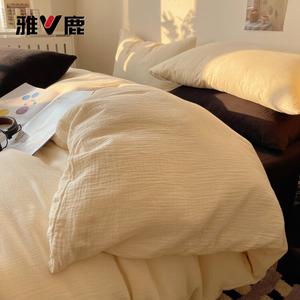 Yalu Пододеяльник 180х220 см, хлопок, цвет White + Cool Black