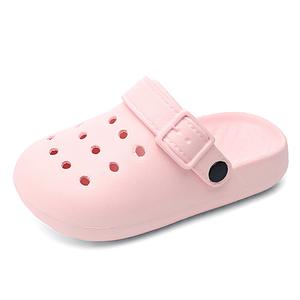 Детские сабо Rebound, устойчивые к истиранию, дышащие, нескользящие, с защитой от ударов NEZHACHAOHAI, розовый