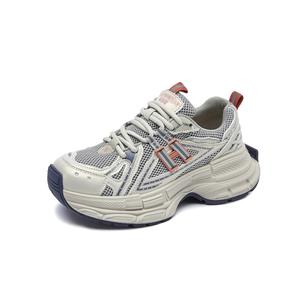 Низкие массивные кроссовки женские Zdwo, светло-серый