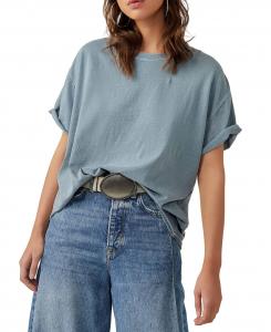 Женская хлопковая футболка Nina Free People