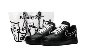 Nike Кроссовки Air Force 1 Unisex низкие Black White