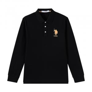 Мужская поло U.S. POLO ASSN., черный