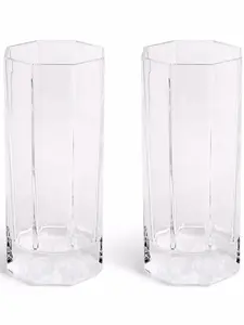 Набор высоких стаканов medusa lumiere, 15х21х21 см, Versace, белый