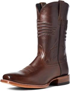 Мужские кожаные вестерн-бутсы Ariat Circuit Patriot, темно-коричневый