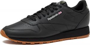 Кроссовки Reebok Classic Leather для мужчин, черный/серый