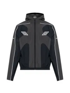 Куртка с капюшоном и вышитым логотипом Umbro, серый