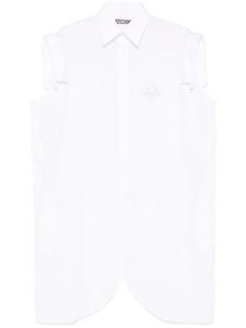 Moschino платье-рубашка мини, белый