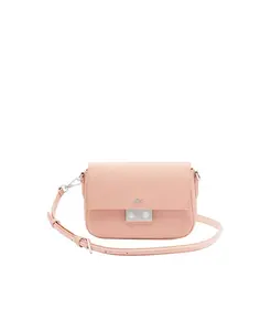 Сумка-мессенджер с клапаном Crossover Lacoste, розовый