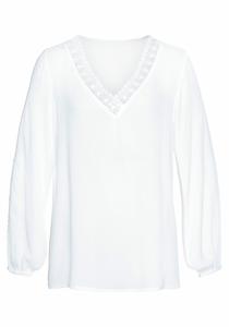 Блуза Vivance Crinkle, белый