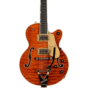 Электрогитара Gretsch Guitars Limited Edition Quilt Top Falcon Jr., Roundup Orange Stain