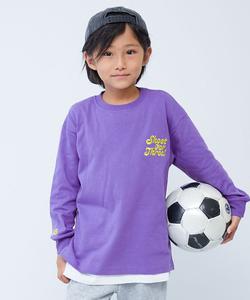 Детская футболка Devirock, цвет 030-Logo2-Violet