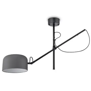 Потолочная лампа BOWL E27 Paco Home, серо-белый