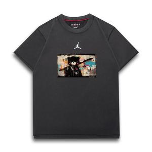 Футболка Unisex Dark Gray серии DIR FIT Quick drying Jordan, темно-серый