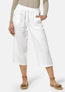 Льняные брюки GOLDNER, белый