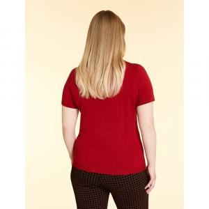 Пуловер ABBRIVIO Marina Rinaldi, бордовый