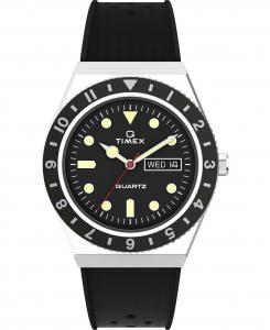 Мужские черные синтетические часы Q Diver 38 мм Timex