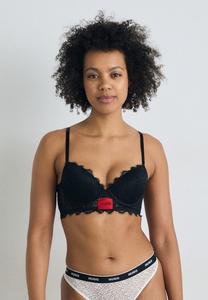 Бюстгальтер пуш-ап HUGO, черный