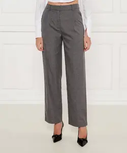 Брюки Саагнета Loose fit Samsøe Samsøe, серый