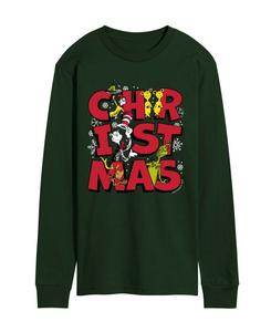 Мужская футболка с длинными рукавами и графическим принтом по мотивам рождественской книги Доктора Сьюза AIRWAVES, Green