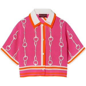 Рубашка женская розовая Gucci