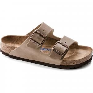 Женские ботинки Arizona Soft с промасленной стелькой Birkenstock, Tobacco Brown