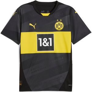Fantrikot bvb выездная футболка реплика Puma, цвет puma black-faster yellow