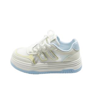 BINGO DUCK Женские противоскользящие и дышащие низкие скейтерские кроссовки Sky Blue, цвет Sky Blue