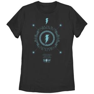 Футболка с изображением значка Shazam Bolts DC Comics для юниоров Licensed Character