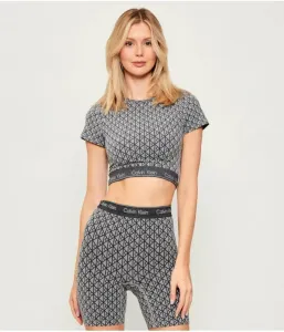 Футболка cropped fit Calvin Klein Underwear, серый