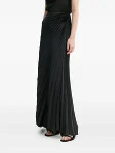 Плиссированная юбка макси A.L.C., черный
