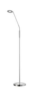 Светодиодный торшер Fischer & Honsel, 23x150 см, хром/никельа